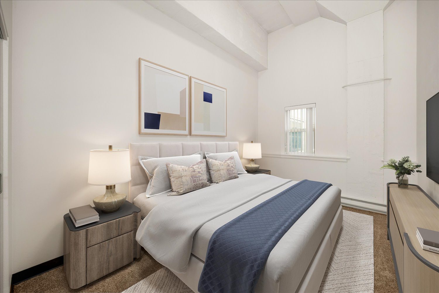 Staged Bedrooom